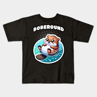 Boberound / Bob around / Bober / Bóbr / Polish Beaver / Meme from Poland / Slav / Slavic Kids T-Shirt